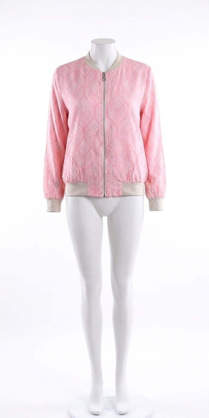 NEW GIGI MODA accona bomber jacket in pink